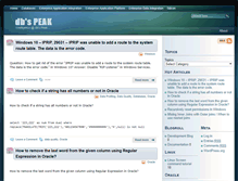 Tablet Screenshot of blogs.dbspeak.com